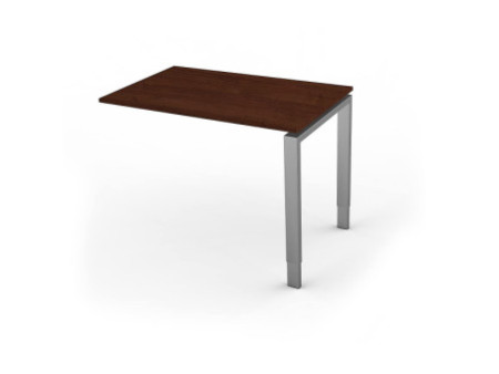 kerkmann Table annexe Form 5, support 4 pieds, wengé