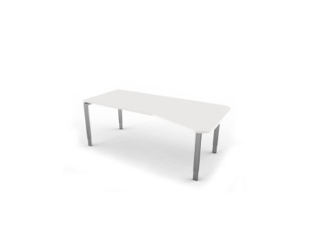 kerkmann Bureau pour ordinateur Form 5, support 4 pieds