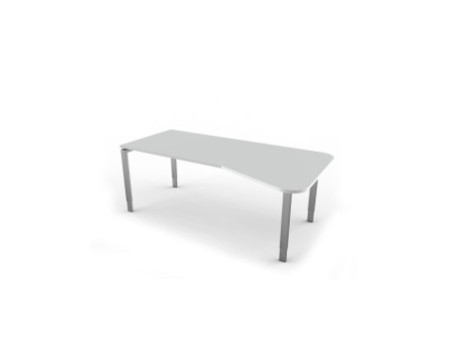 kerkmann Bureau pour ordinateur Form 5, support 4 pieds