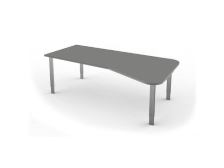 kerkmann Bureau pour ordinateur Form 5, support 4 pieds