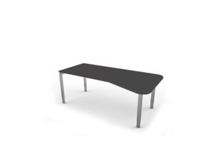 kerkmann Bureau pour ordinateur Form 5, support 4 pieds