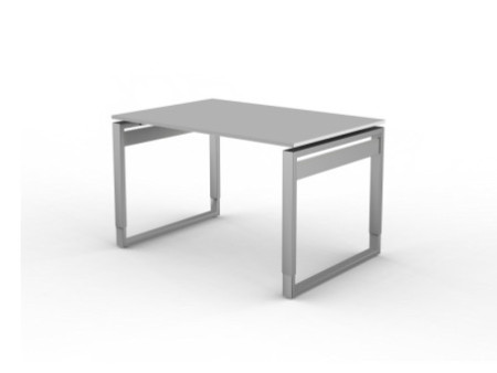 kerkmann Bureau Form 5, (L)1.200 x (P)800 mm, gris clair