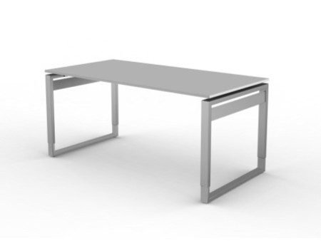 kerkmann Bureau Form 5, (L)1.600 x (P)800 mm, gris clair