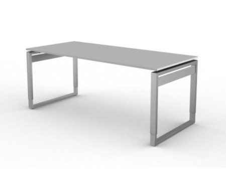 kerkmann Bureau Form 5, (L)1.800 x (P)800 mm, gris clair
