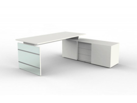 kerkmann Bureau complet LUGANO, blanc