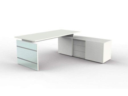 kerkmann Bureau complet LUGANO, blanc