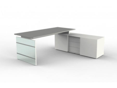 kerkmann Bureau complet LUGANO, graphite