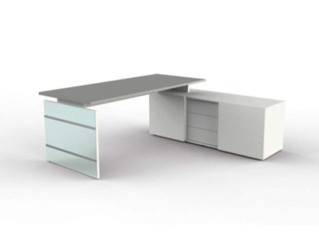 kerkmann Bureau complet LUGANO, graphite