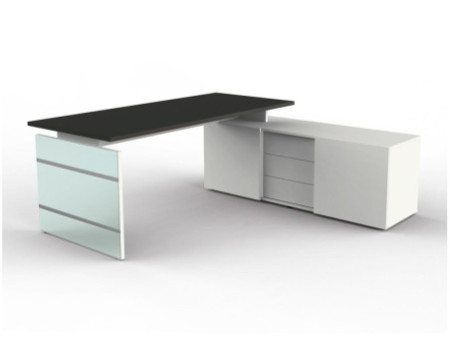 kerkmann Bureau complet LUGANO, anthracite