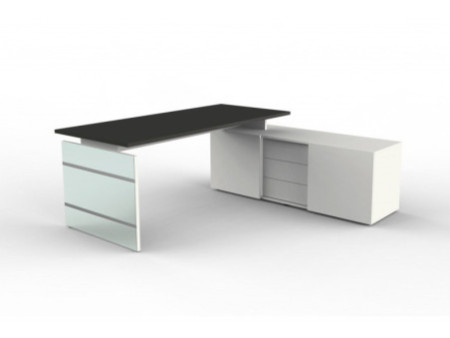 kerkmann Bureau complet LUGANO, anthracite