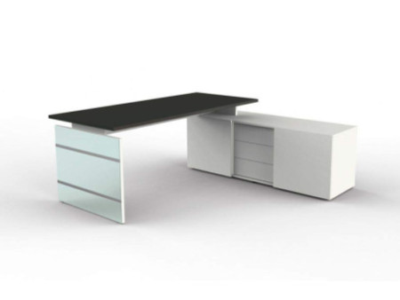kerkmann Bureau complet LUGANO, anthracite