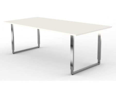kerkmann Table de conférence AVETO, (L)2.000 mm, blanc