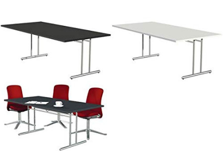 kerkmann Table de conférence ARTLINE, (L)2.000 mm, blanc