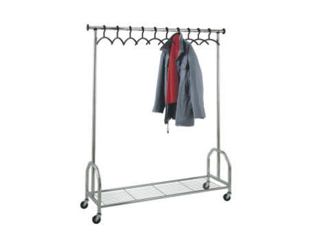 kerkmann Portemanteau sur roulettes Chromo, mobile, chrome