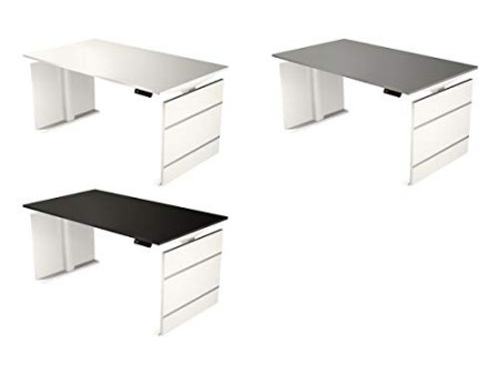 kerkmann Bureau assis-debout avec panneau Move 3, graphite