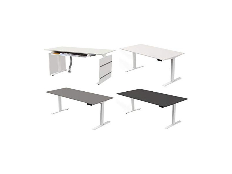 kerkmann Table de bureau assis-debout Move 3, (L)2.000 mm