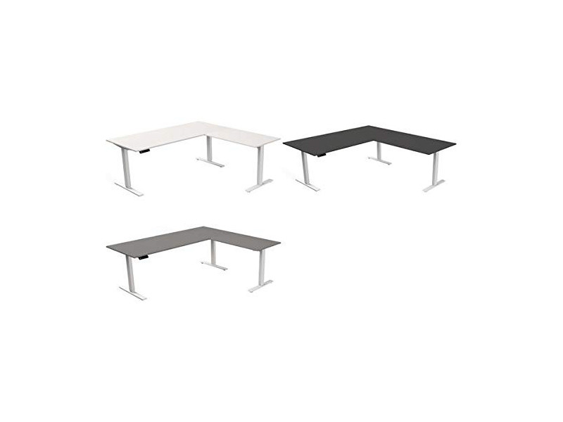 kerkmann Table de bureau assis-debout Move 3, blanc
