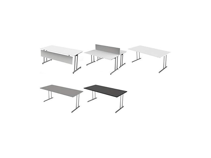 kerkmann Bureau Start Up, (L)1.600 x (H)750 mm, anthracite