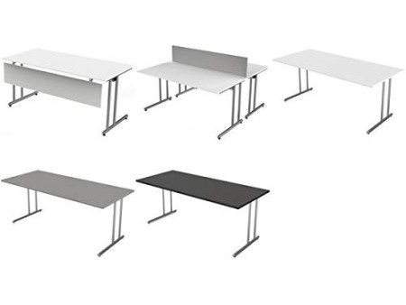 kerkmann Bureau Start Up, (L)1.800 x (H)750 mm, graphite