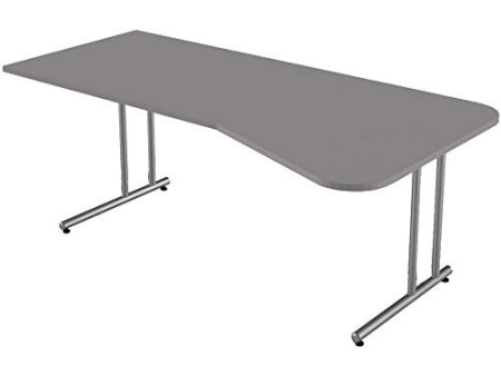 kerkmann Bureau pour PC Start Up, piètement en C, blanc