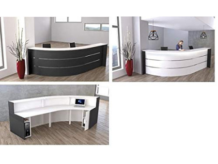 kerkmann Comptoir arrondi BARI, (L)3.320 x (P)1.800 mm