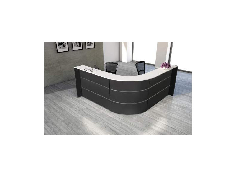 kerkmann Comptoir d'angle BARI, anthracite