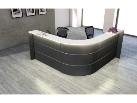 kerkmann Comptoir d'angle BARI, anthracite