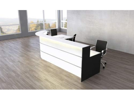 kerkmann Grand comptoir en L BARI, espace conseil