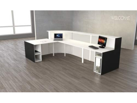 kerkmann Grand comptoir en L BARI, espace conseil