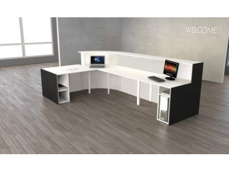 kerkmann Grand comptoir en L BARI, espace conseil