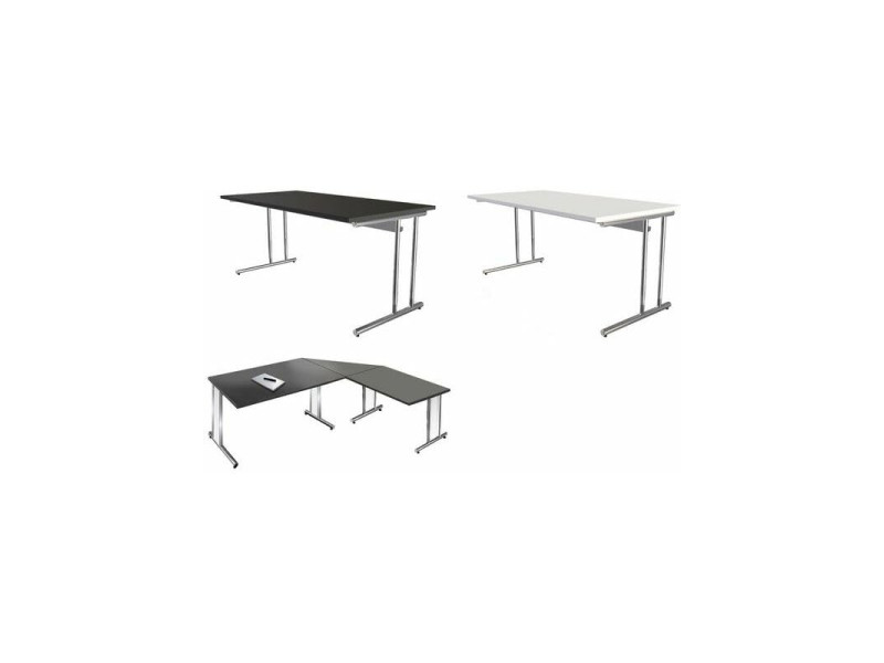 kerkmann Bureau ARTLINE, (L)2.000 mm, anthracite