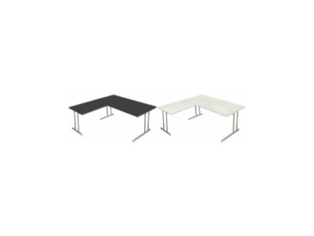 kerkmann Bureau ARTLINE avec extension, (L)1.800 mm, blanc