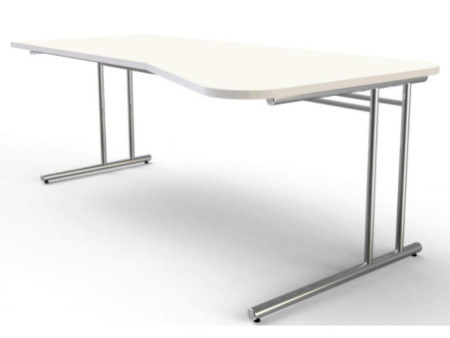 kerkmann Bureau pour PC ARTLINE, (L)1.950 mm, blanc