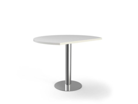 kerkmann Table de réunion ARTLINE, diamètre: 1.000 mm, blanc