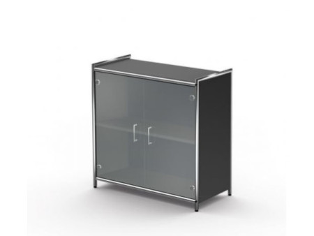 kerkmann Bahut ARTLINE, 2 hauteurs de classeur, anthracite