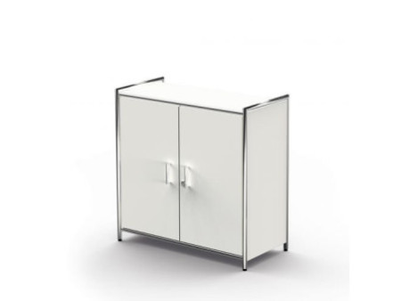 kerkmann Bahut ARTLINE, 2 hauteurs de classeur, blanc