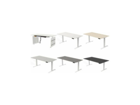 kerkmann Table de bureau assis-debout Move 3, (L)2.000 mm