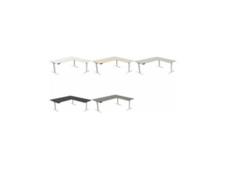 kerkmann Table de bureau assis-debout Move 3 avec élément