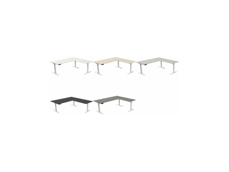kerkmann Table de bureau assis-debout Move 3, avec élément