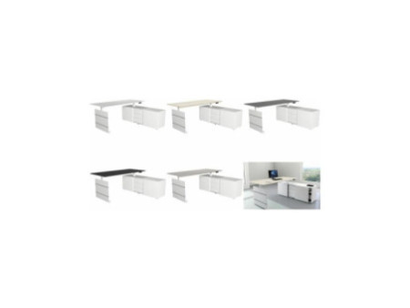 kerkmann Poste de travail complet Move 3, blanc