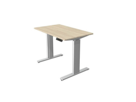 kerkmann Table de bureau assis-debout Move 3 tube, érable