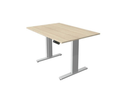 kerkmann Table de bureau assis-debout Move 3 tube, érable