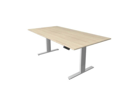 kerkmann Table de bureau assis-debout Move 3 tube, érable