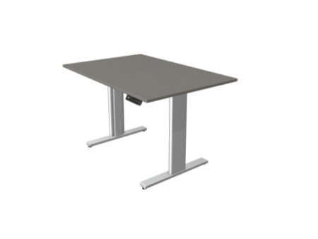 kerkmann Table de bureau assis-debout Move 3 tube, graphite