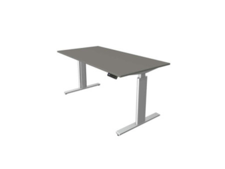 kerkmann Table de bureau assis-debout Move 3 tube, graphite