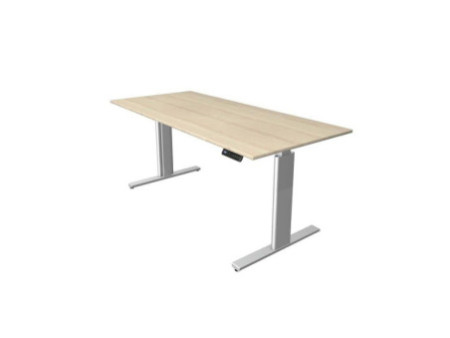 kerkmann Table de bureau assis-debout Move 3 tube, érable