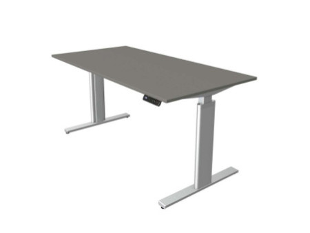 kerkmann Table de bureau assis-debout Move 3 tube, graphite