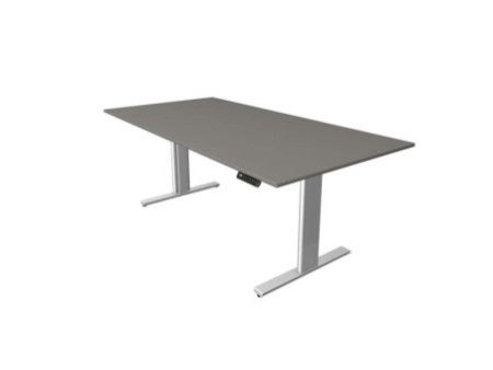 kerkmann Table de bureau assis-debout Move 3 tube, graphite