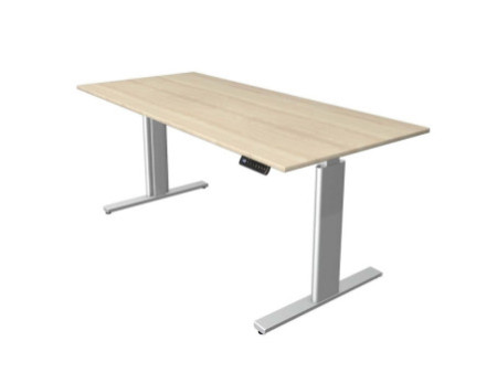 kerkmann Table de bureau assis-debout Move 3 tube, érable