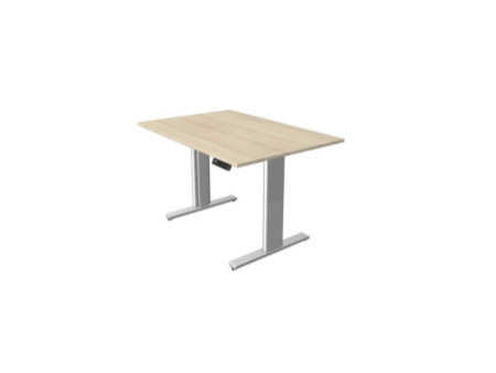 kerkmann Table de bureau assis-debout Move 3 tube, érable